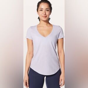 Lululemon Love Tee V in Serene Blue